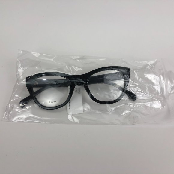 CELINE Black Cat Eye Women Eyeglasses CL5005IN 001. New. Demo Lens. - Picture 10 of 11